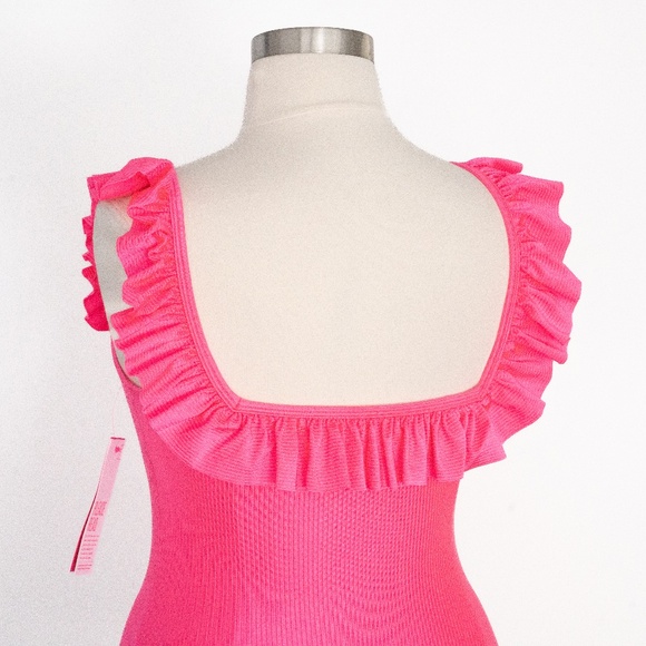 Lilly Pulitze. Aemma Ruffle One Piece Swimsuit. - Picture 4 of 14